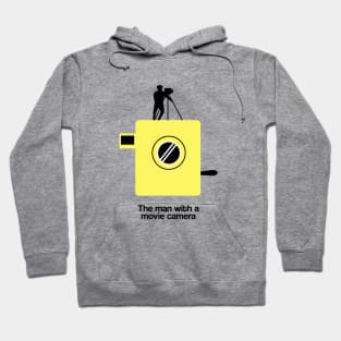 The Man with a Movie Camera Russian Minimal Movie Fan Art Dziga Vertov Hoodie